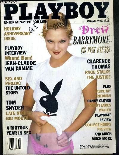 PLAYBOY mAGAZINE January 1995 Drew Barrymore Issue。